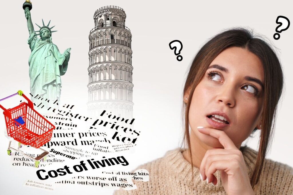 Cost of Living in Italy vs USA