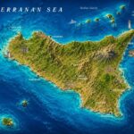 mediterranean sea sicily italy