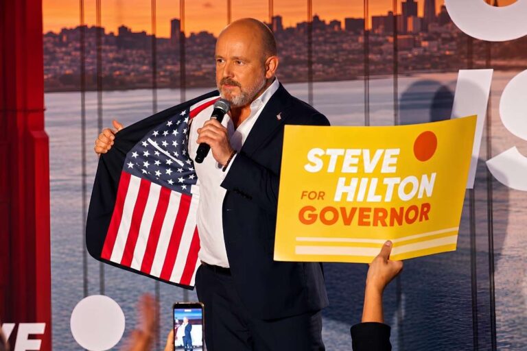 Steve Hilton leads for California Governor Race
