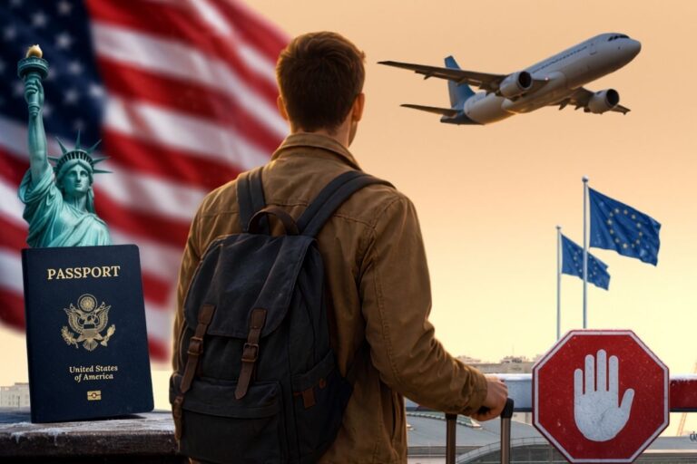 Europe Freezes US Travel