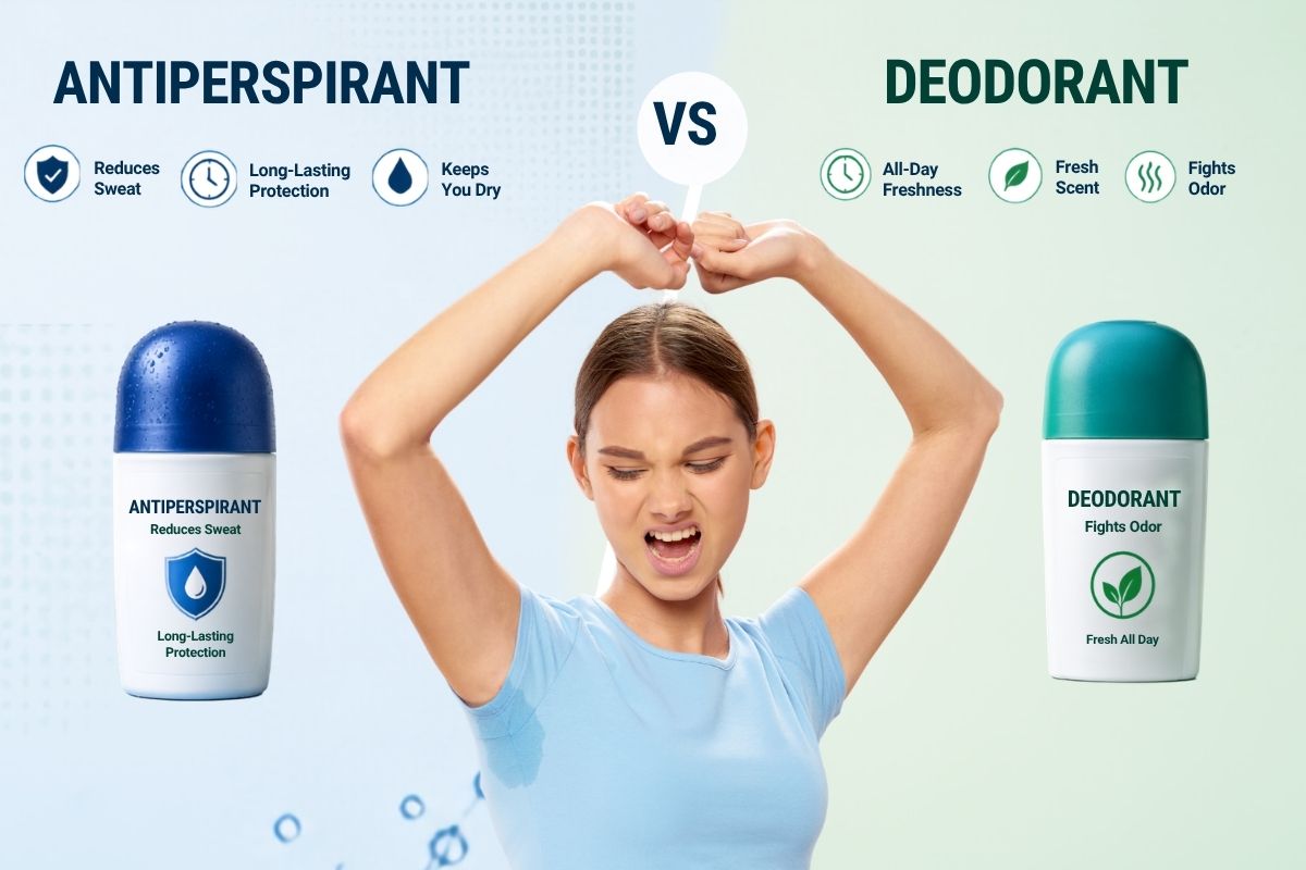Which is better Antiperspirant vs Deodorant