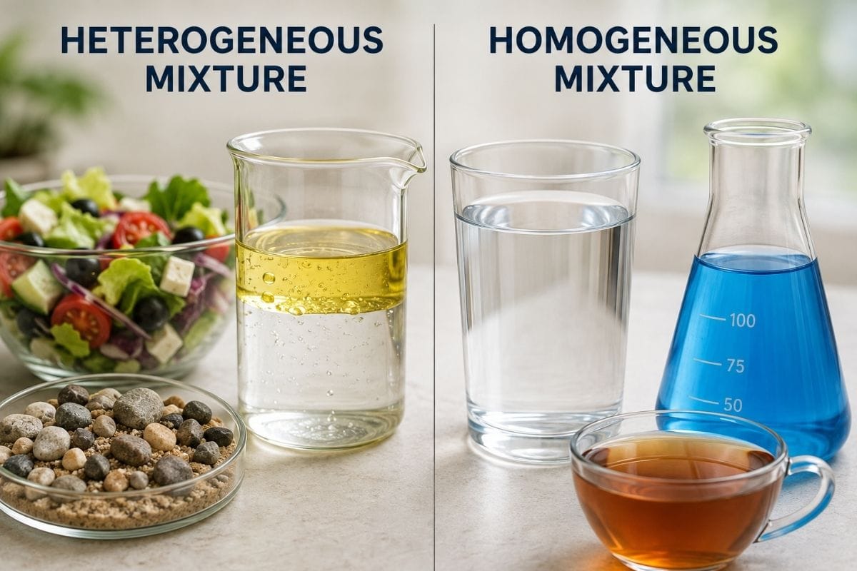 What Makes Heterogeneous and Homogeneous Mixtures Different